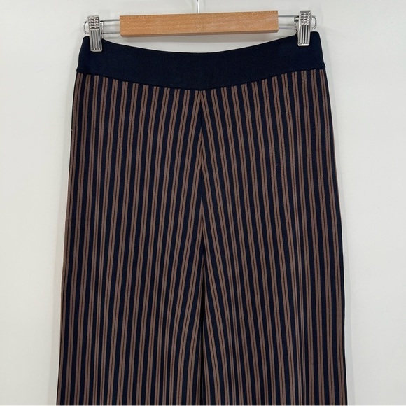 A.P.C. Lucy Striped Jacquard Knit Track Pants in Navy Stripe Size XL - Picture 9 of 9